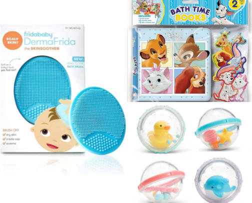 Baby Bath Essentials cover photo collage