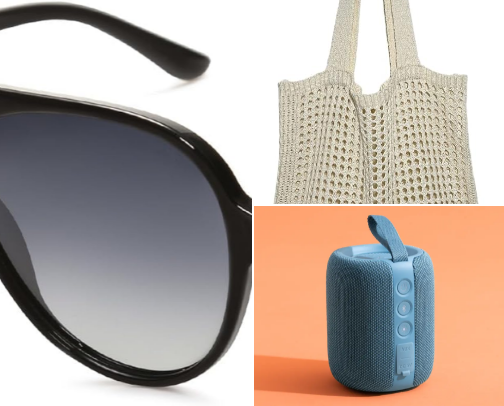 Beach essentials cover photo collage