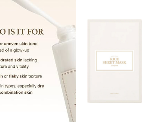 Mature skincare and makeup cover photo collage