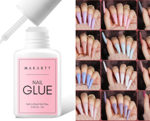 Favorite combo to do your nails at home cover photo collage