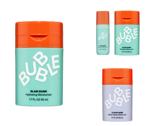 bubble skincare cover photo collage