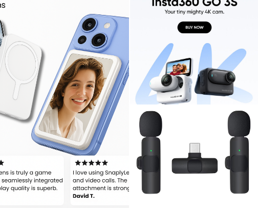 Tech & Accessories for Creatives cover photo collage
