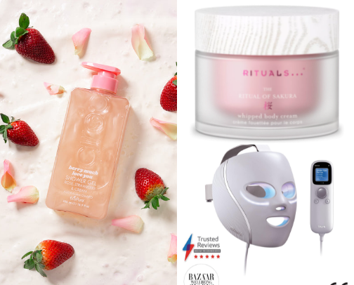 Shower & skincare to make you feel amazing cover photo collage