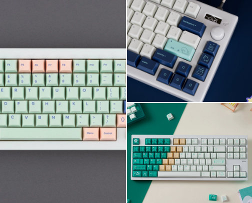 Personalize Your Office Space - Keyboards and Keycaps cover photo collage