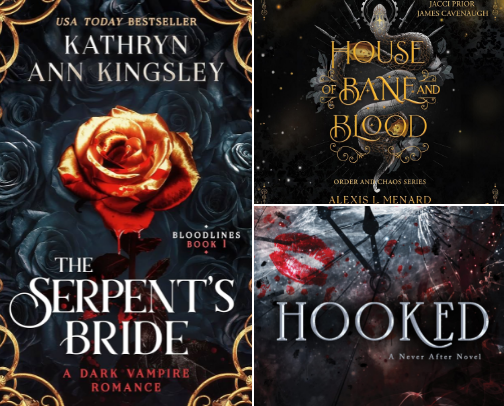 Books Where He's A Red Flag But You Want Him Anyway cover photo collage