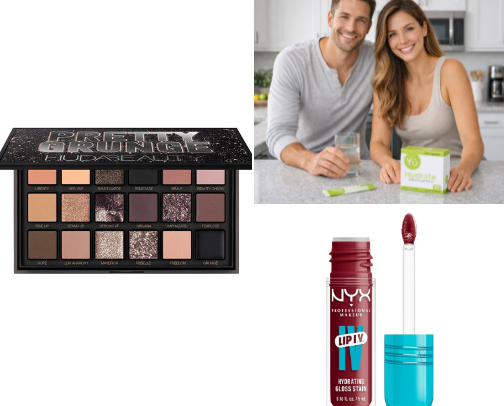 My favorite beauty recs cover photo collage