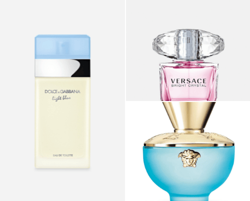 Citrusy/fresh fragrances cover photo collage