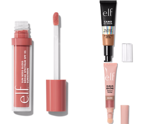My Favorite ELF Makeup 💄 cover photo collage