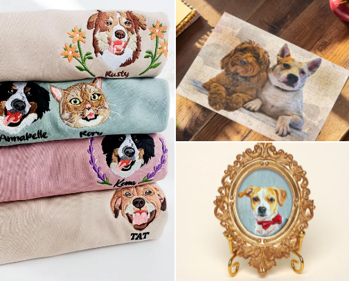 Thoughtful, Creative Christmas cover photo collage