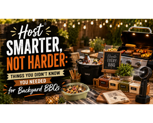 Host Smarter, Not Harder: Things You Didn’t Know You Needed for Backyard BBQs cover photo collage