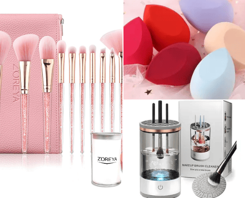My Beauty Essentials. cover photo collage