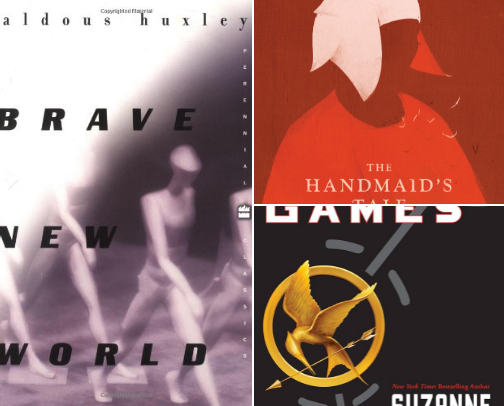 Fiction/ Dystopian Reading List cover photo collage