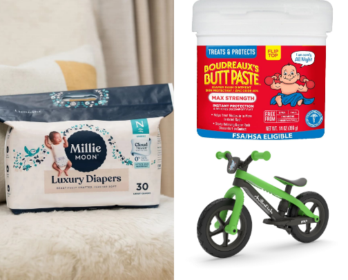 My favorite baby products cover photo collage