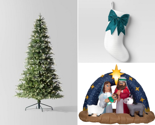 Christmas decor cover photo collage