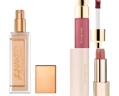 Vegan makeup cover photo collage