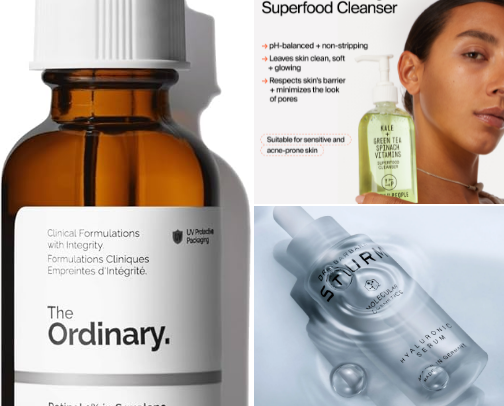Facial care cover photo collage
