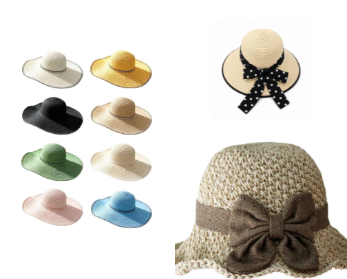 SUMMER HATS 👒 cover photo collage