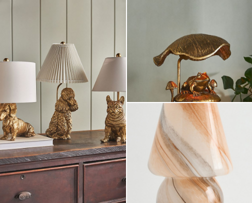 LET THERE BE LIGHT!💡
"ANTHROPOLOGIE'S" STYLISH LAMPS YOUR LIVING ROOM AND BEDROOM DESERVE🏠 cover photo collage