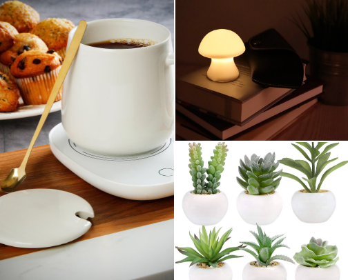 Chic Desk Setup cover photo collage
