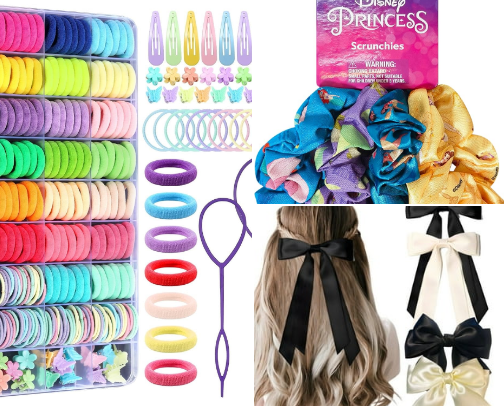 Trendy, Cute, and Must-Have: Hair Accessories Women and Girls Can’t Stop Buying! #WalmartPartner cover photo collage