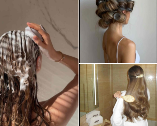 secrets for healthy & long hair🤫 cover photo collage
