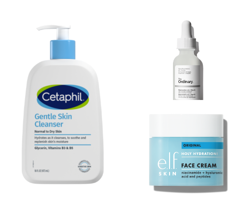 Lazy Girl Skincare: 3 Steps to Glass Skin Under $30 cover photo collage