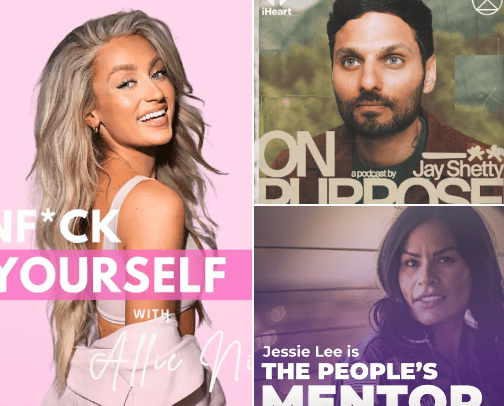 Podcasts I'm Enjoying cover photo collage