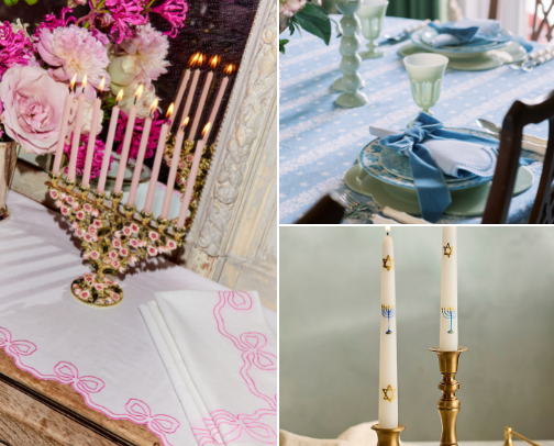 Aesthetic Moody Hanukah cover photo collage