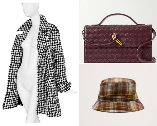High-End Checked Wool Coats: Vintage Plaid Blazers & Iconic Houndstooth Outerwear cover photo collage