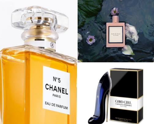 signature scents: must-have perfumes !! cover photo collage