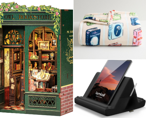 Bookish Items for the Book Lover cover photo collage