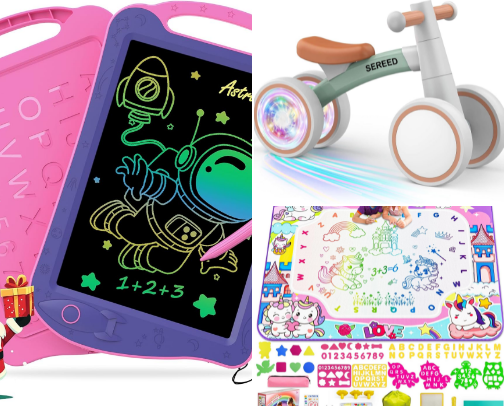 Toddler Girl Christmas Gift Ideas cover photo collage