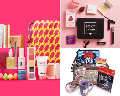 subscription boxes cover photo collage