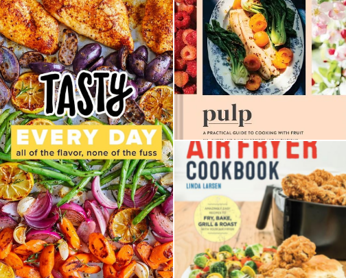 Cookbooks for does who love cooking cover photo collage