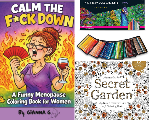 The 2026 Luxury Adult Coloring Collection: Premium Kits for Stress Relief cover photo collage