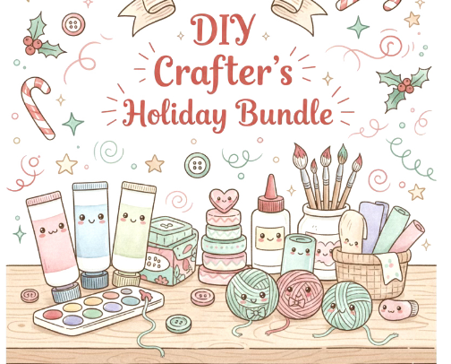 Digital DIY Crafter's Holiday Bundle cover photo collage
