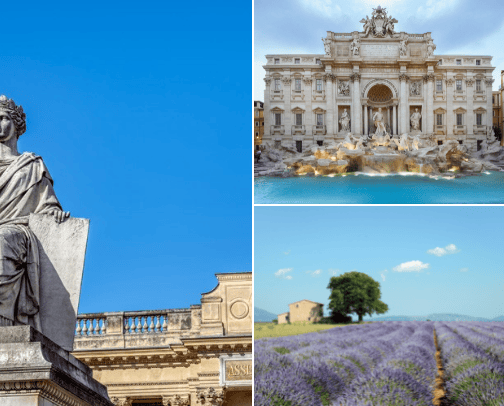 Vacations cover photo collage