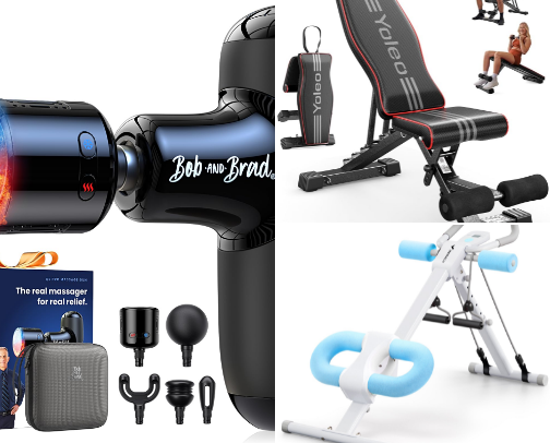 Home Fitness & Recovery Essentials cover photo collage