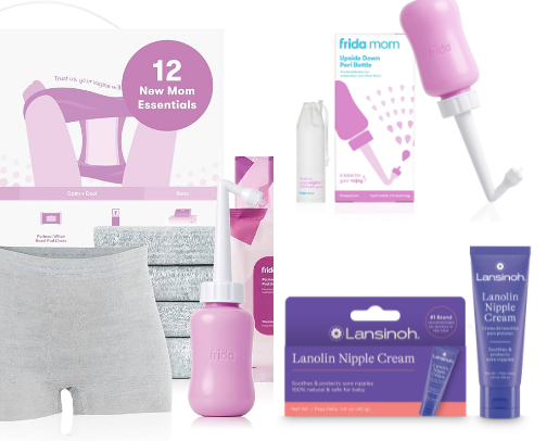 Postpartum Essentials That Made the Fourth Trimester Easier cover photo collage