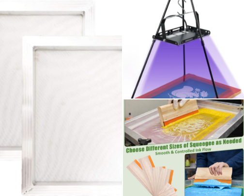 Screen Printing -Amazon cover photo collage