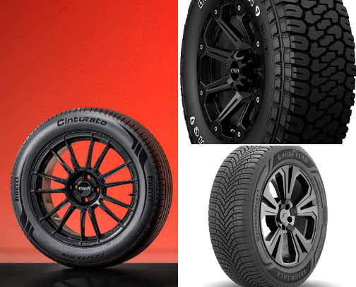 tires cover photo collage