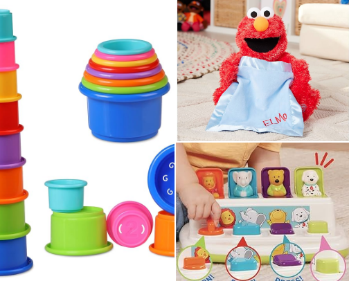 Sweet Finds: A Curated Toy List for Babies 0–12 Months cover photo collage