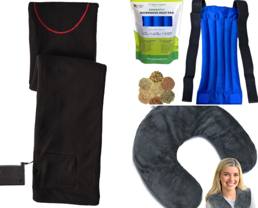 I Finally Found Microwavable Heating Wraps That Actually Fix My Cramps cover photo collage