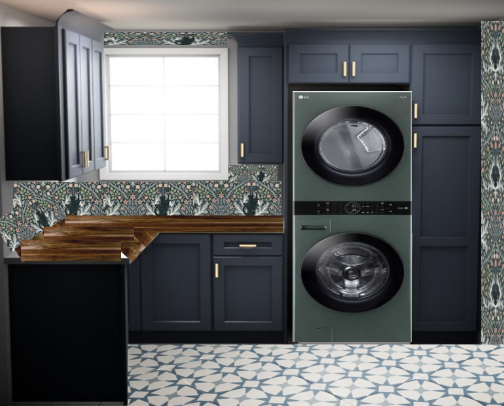 Laundry Room Remodel cover photo collage