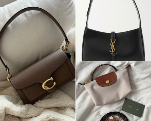 The "Grab & Go" Guide to Daily Handbags cover photo collage