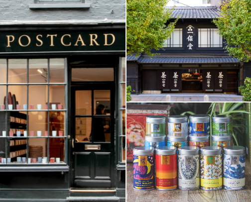 Tea & Tea Shops around US, LONDON & JAPAN cover photo collage