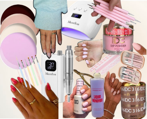 Let’s Talk Nails - Bring The Salon To Your Home cover photo collage