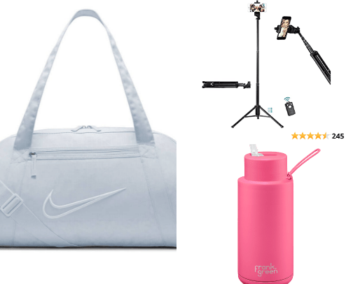 Gym Accessories  cover photo collage