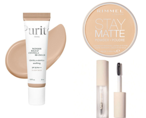 Drugstore Makeup routine cover photo collage