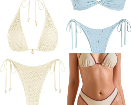 Swimwear/Bikini for women cover photo collage
